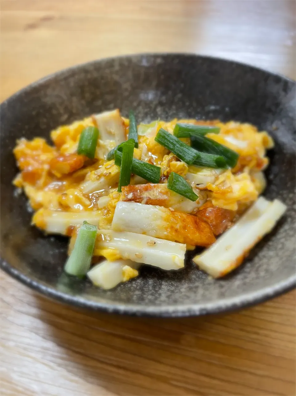 佐野未起さんの料理 ちくわと紅生姜の卵焼き甘酢あんかけ|fukaさん