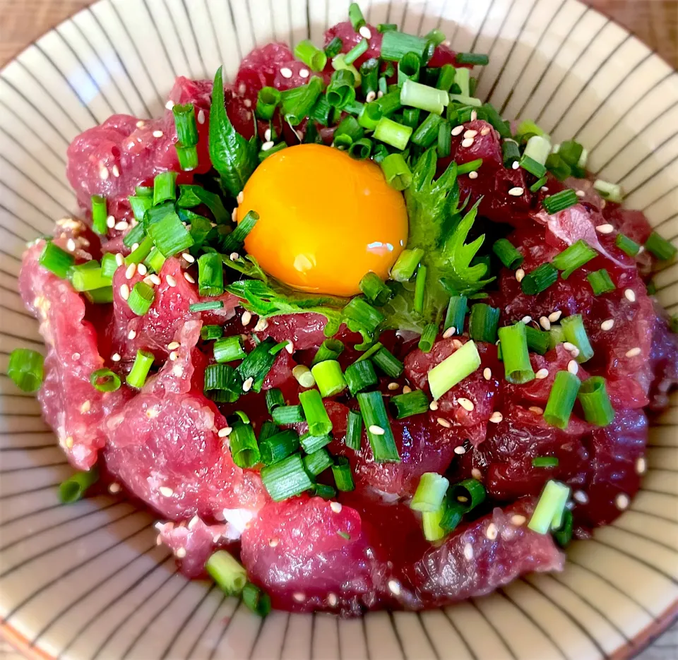 鰹の塩ユッケ丼|ゆきっちん(・8・)さん