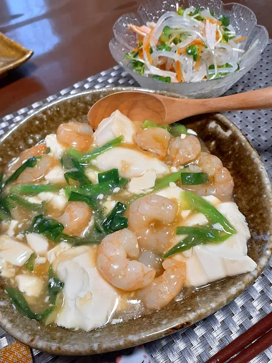 豆腐とえび🦐の旨煮|びせんさん