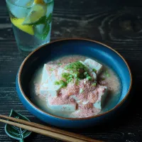 豆腐の明太子あんかけ|あおいさん