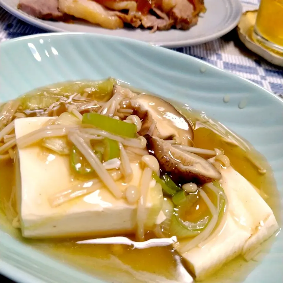 お豆腐のきのこあんかけ🍄|とまと🍅さん