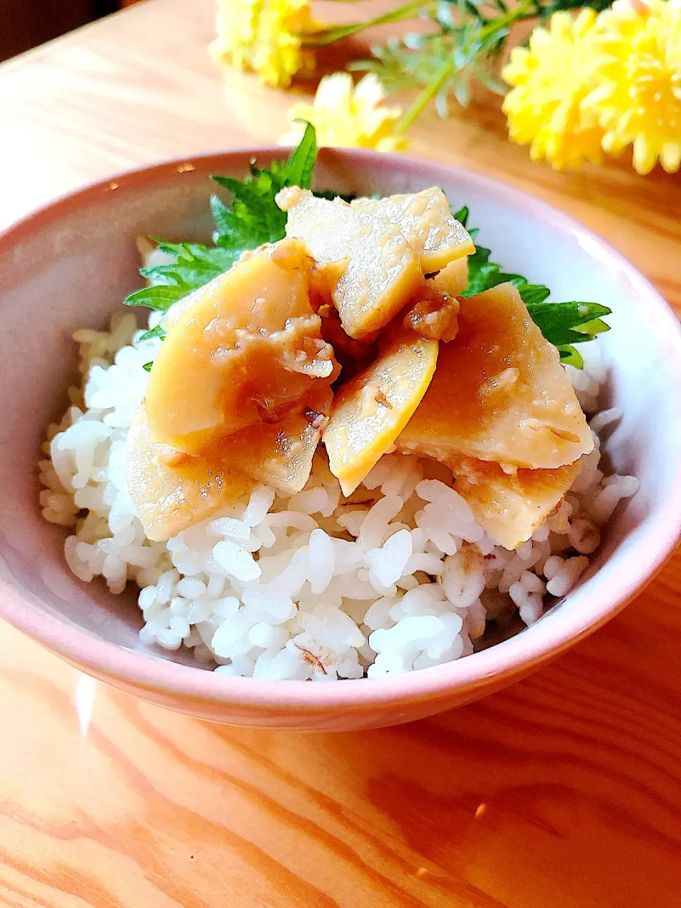 ポコさんの料理 味噌たけのこのっけご飯|リンリンさん