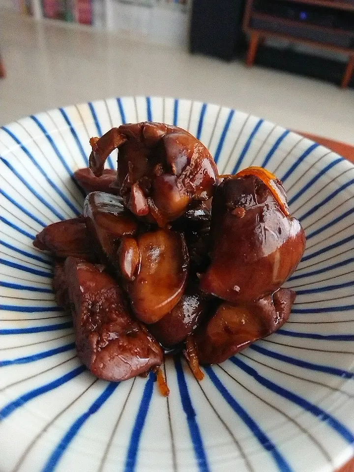 鶏レバー甘辛煮|食事メモメモさん