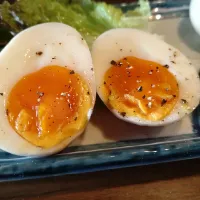 Snapdishの料理写真:味玉
鶏ニンニク風|おかみさんさん