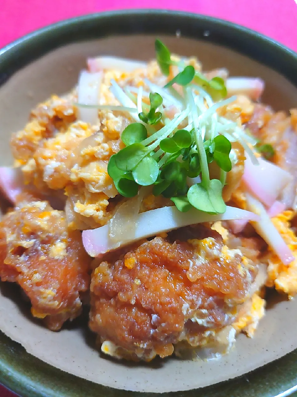 夫用の親子丼
お夜食です|🍒ふみりん🍒さん