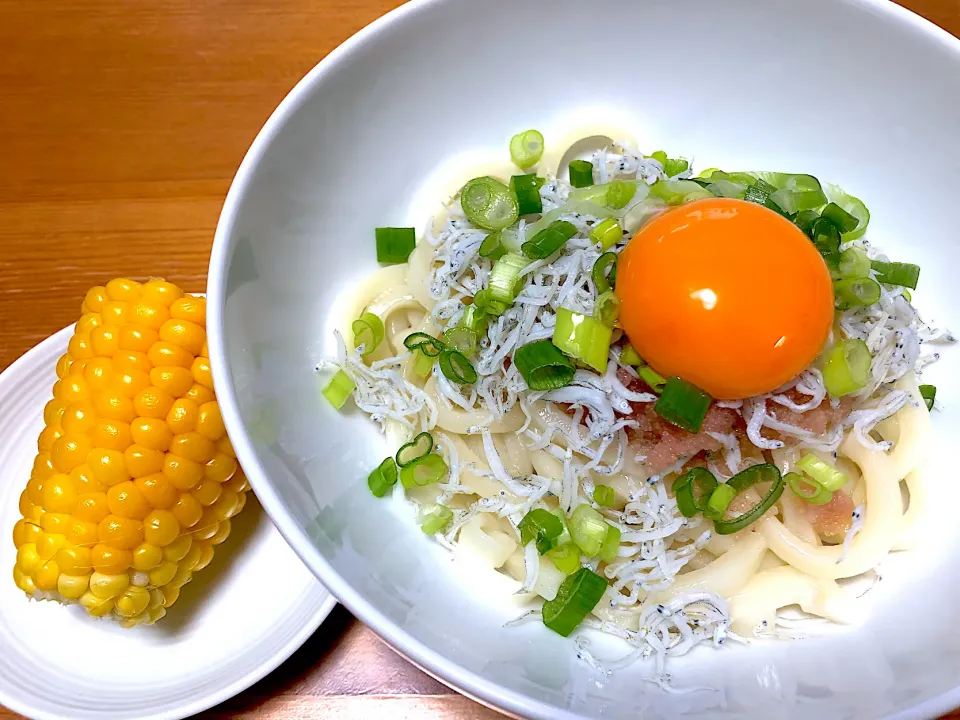 明太釜玉うどん|ゆかりさん