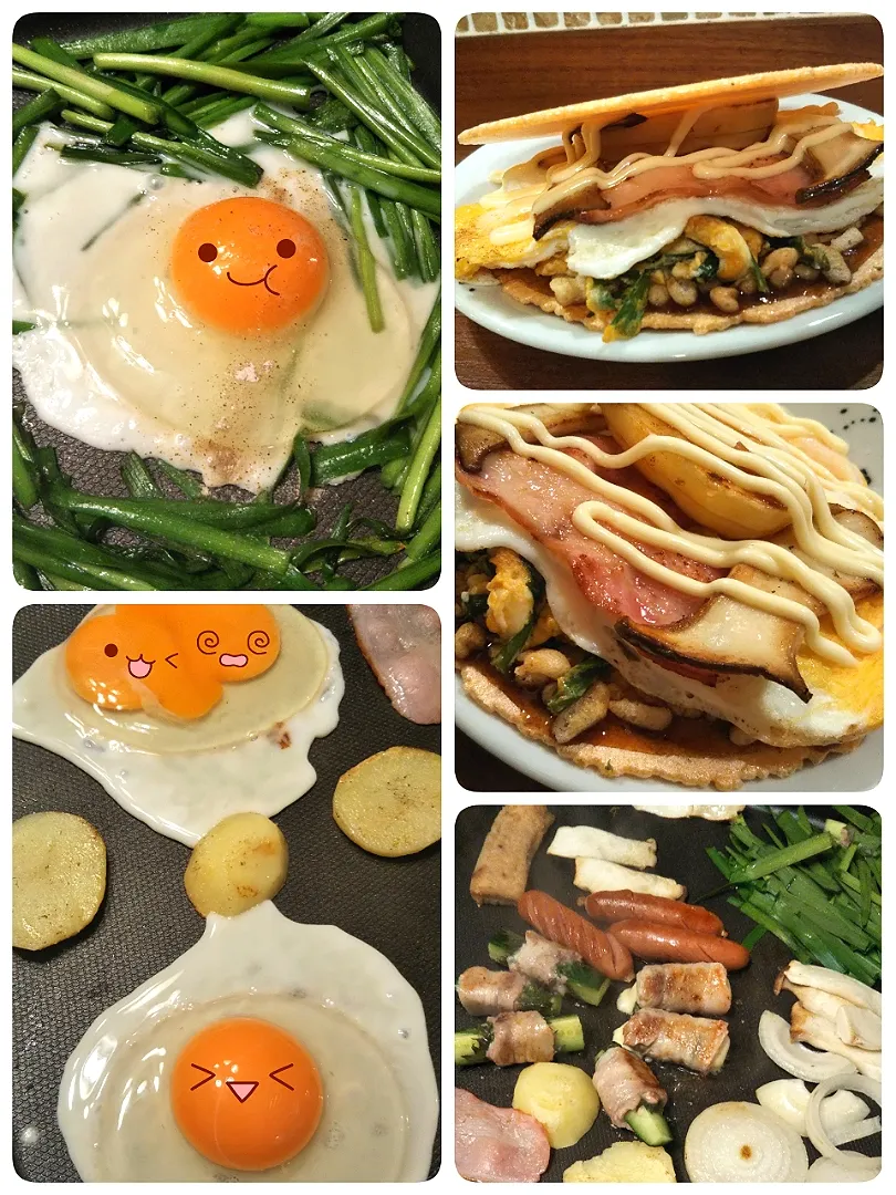 Snapdishの料理写真:🥚たません屋さんごっこ🥚|きみちさん