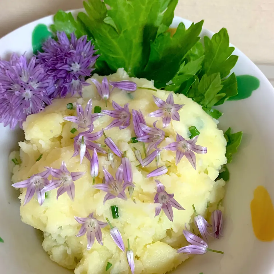 チャイブのポテトサラダ|さっさんさん