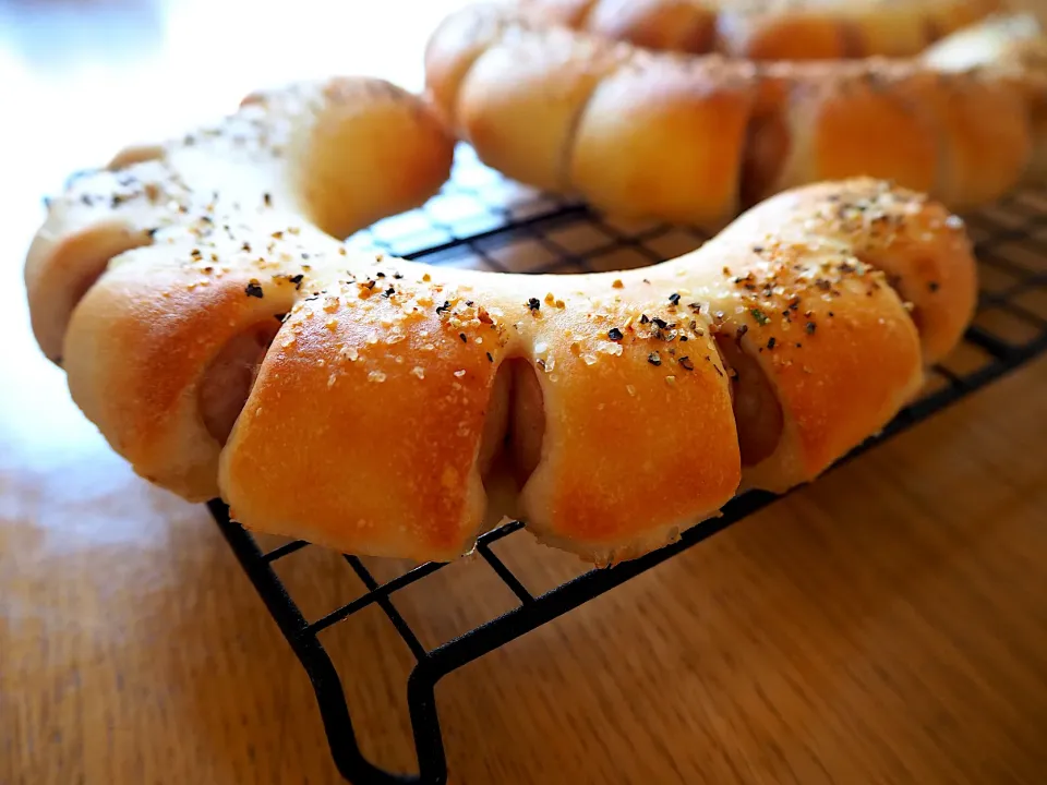 ロングウインナーパン🥖リスドォル|いちごさん