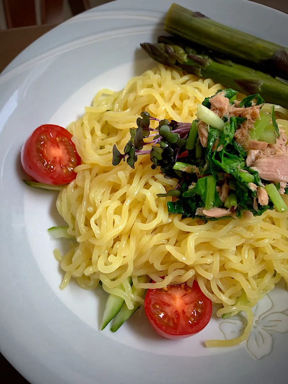 あるもので、冷やしラーメン|miso standさん