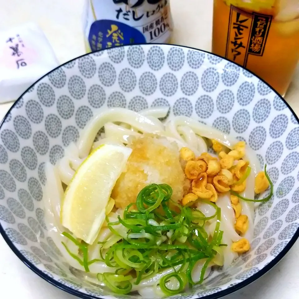 冷凍さぬきうどん丹念☆だししょうゆうどん|うたかた。さん