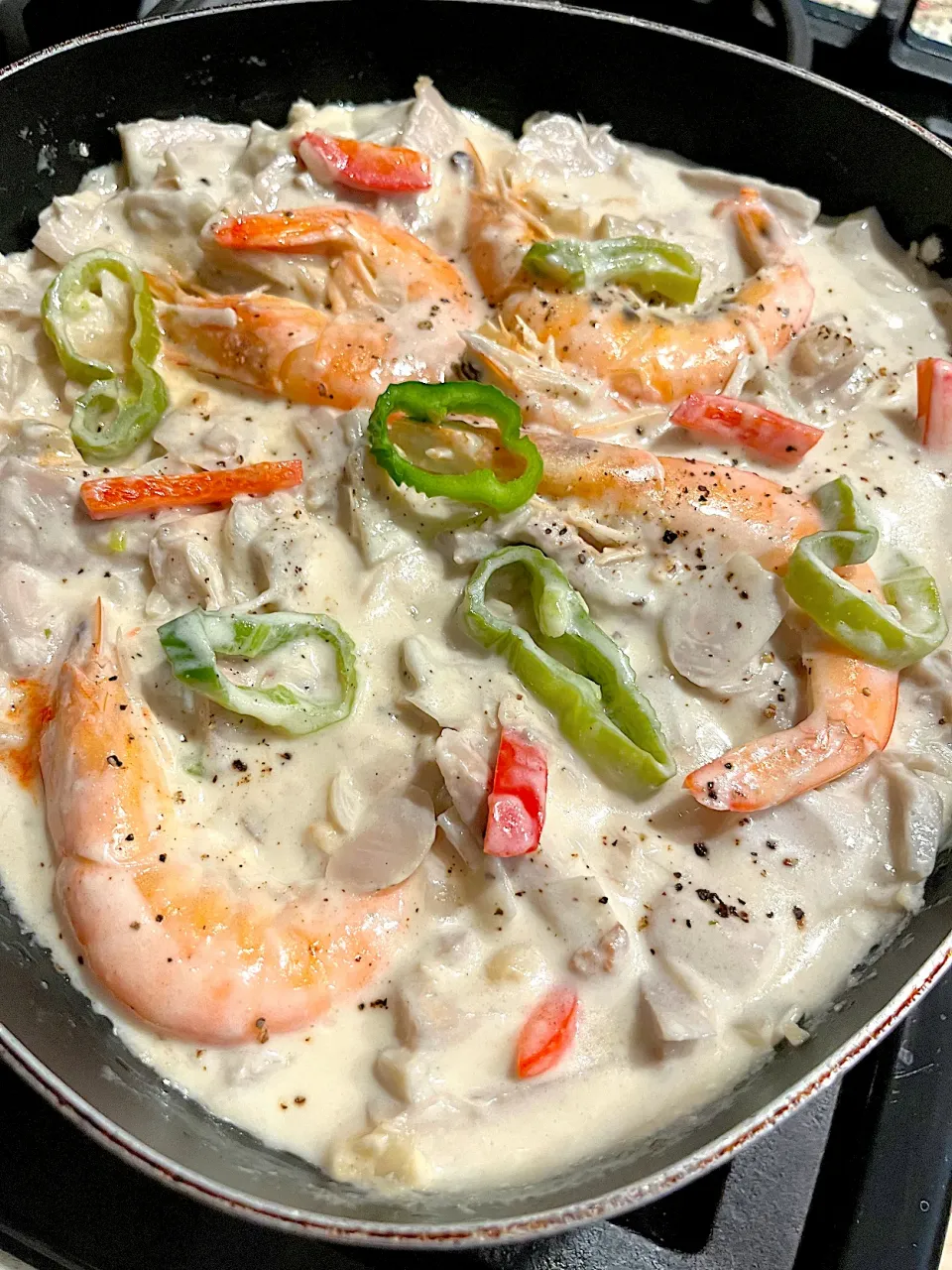 Ginataang langka with shrimp / green jackfruit simmered in coconut milk with shrimp|🌺IAnneさん