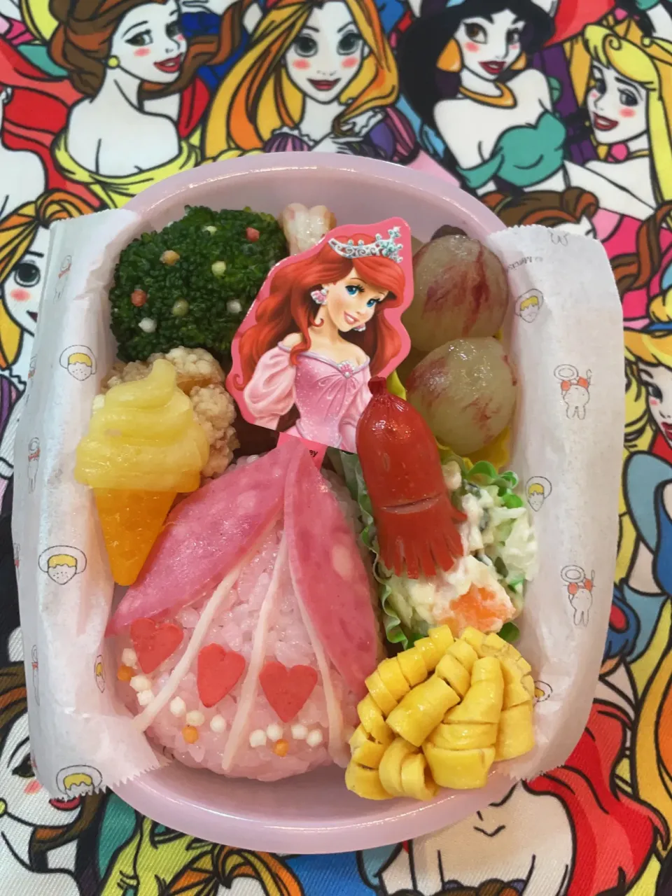 プリンセスキャラクター幼稚園お弁当|リリさん