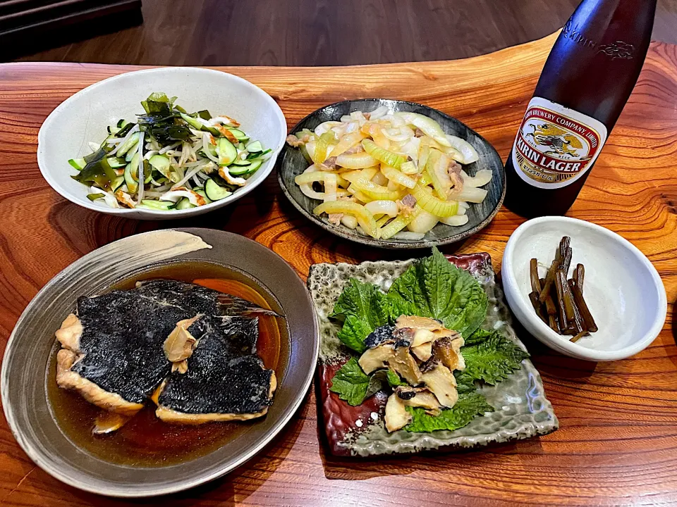 Snapdishの料理写真:2022.5.22 煮魚🍻🍻🍻|ゆみずさん