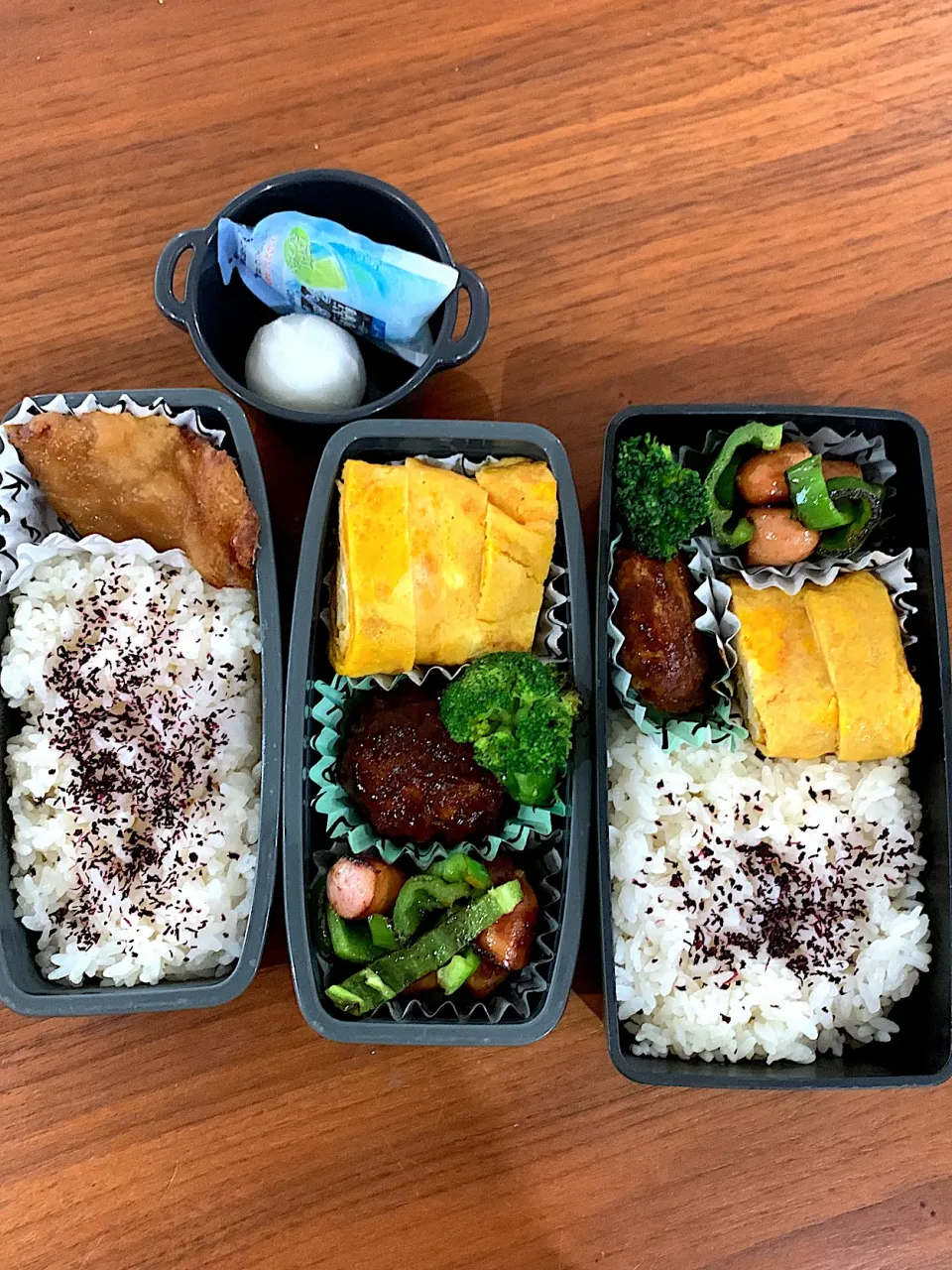 Snapdishの料理写真:2022/5/23 中3息子&旦那弁当|こうれい母さん