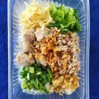 sa210324's dish sa210324's dish ข้าวต้มสองเกลอ #หมูสับหมูเด้ง|sa210324さん