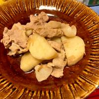 長芋と豚の生姜煮