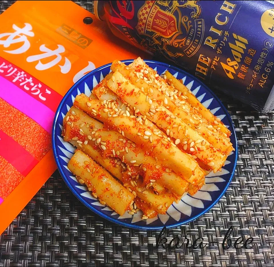 めちゃウマ♪ひろりんのあかり明太マヨメンマ|からあげビールさん