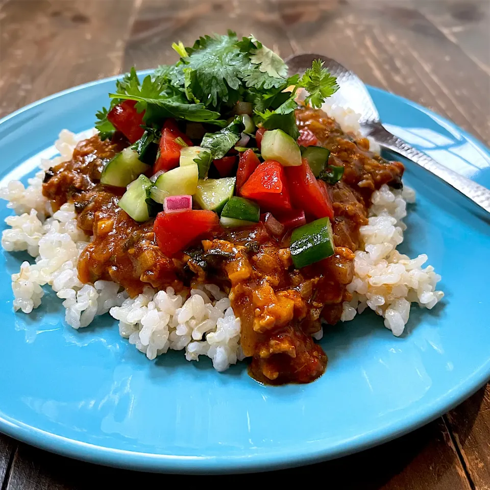 Snapdishの料理写真:サルサ・キーマカレー|七海さん