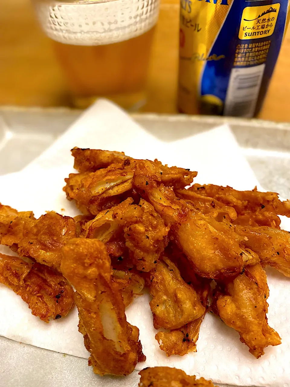 からあげビールさんの料理 【おうち居酒屋ごはん】ヤゲン軟骨の豆板醤にんにく醤油唐揚げ|shakuyaku33443344さん