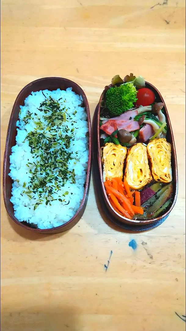 ベーコン炒め物弁当|NOZUさん