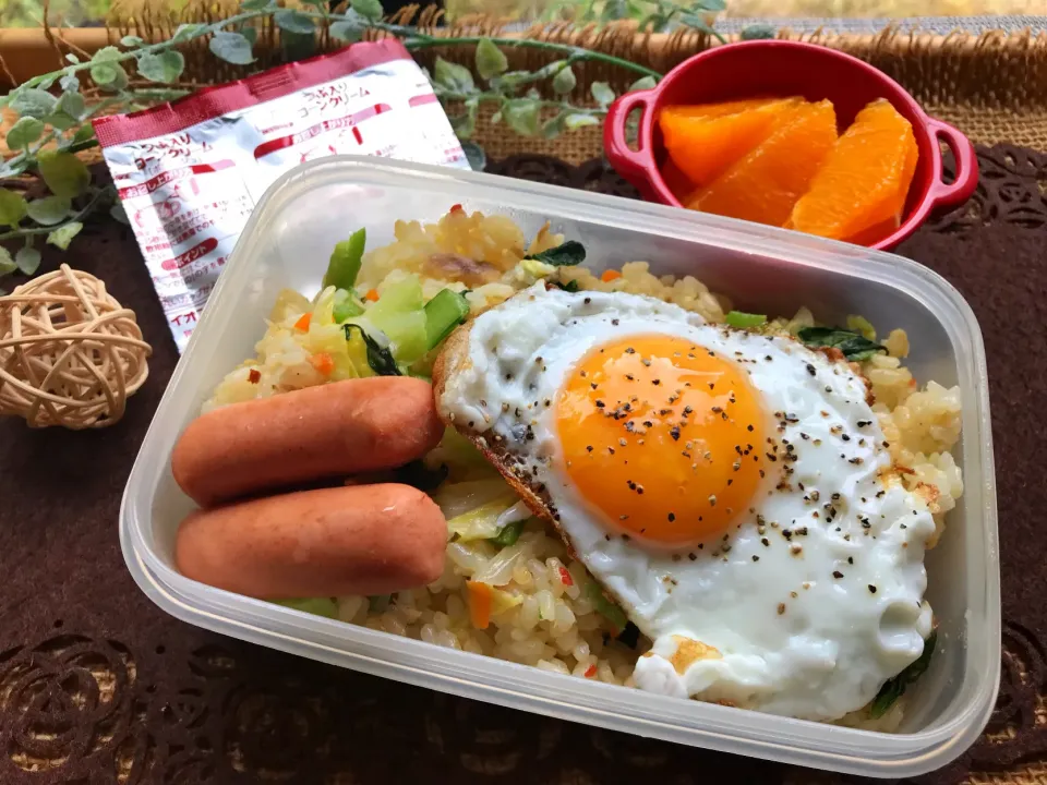 誤差あり！昨日のチャーハン弁当～|まなまな♡さん