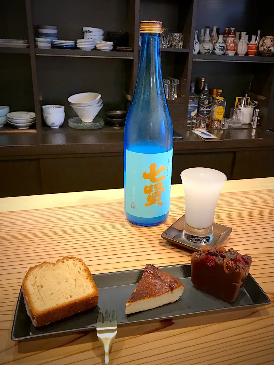 「日と宵🍶🍙」の日本酒に合うスイーツセット@上諏訪|友紀さん