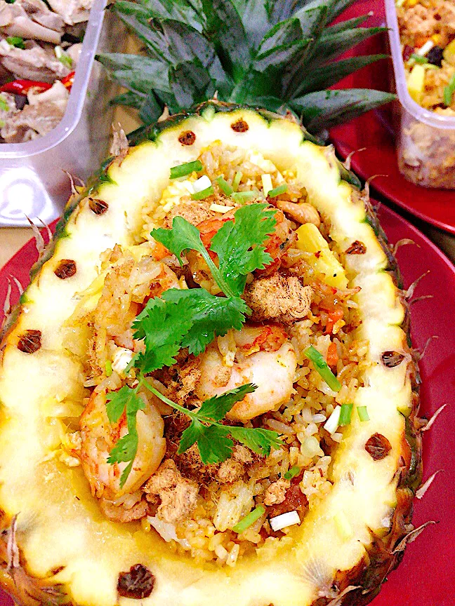 Thai pineapple fried rice.|Popさん