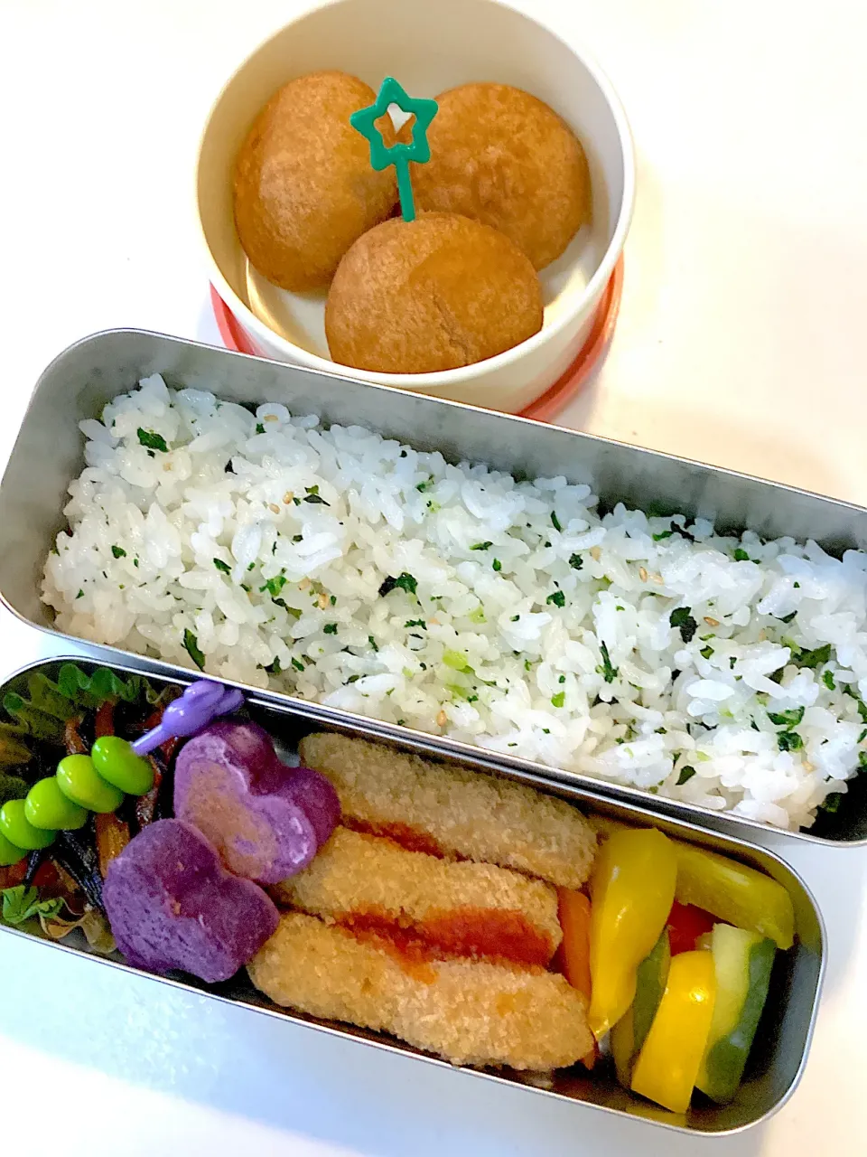 Snapdishの料理写真:チキンナゲット弁当|nkさん