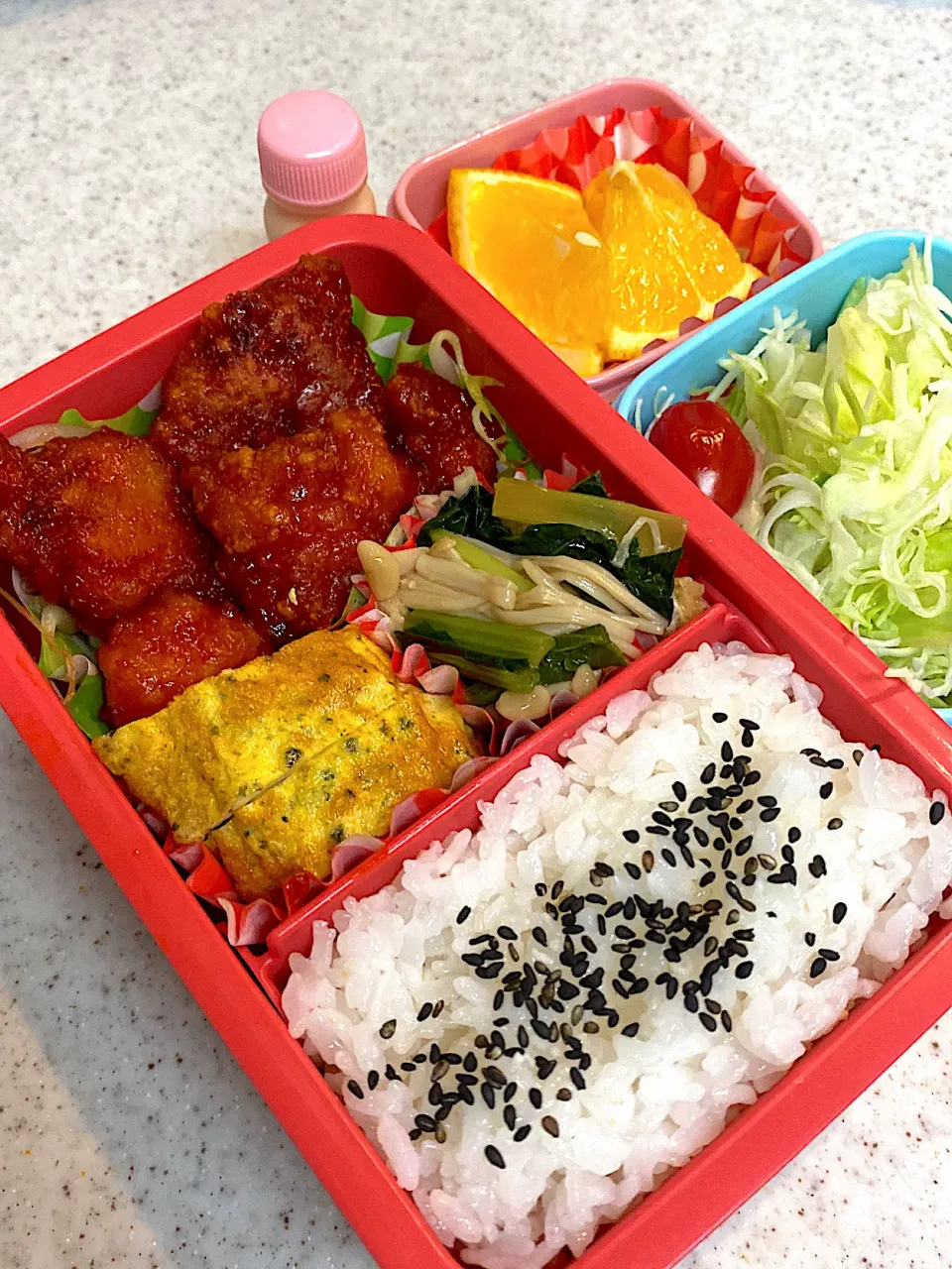 ヤンニョムチキン弁当|asumamaさん