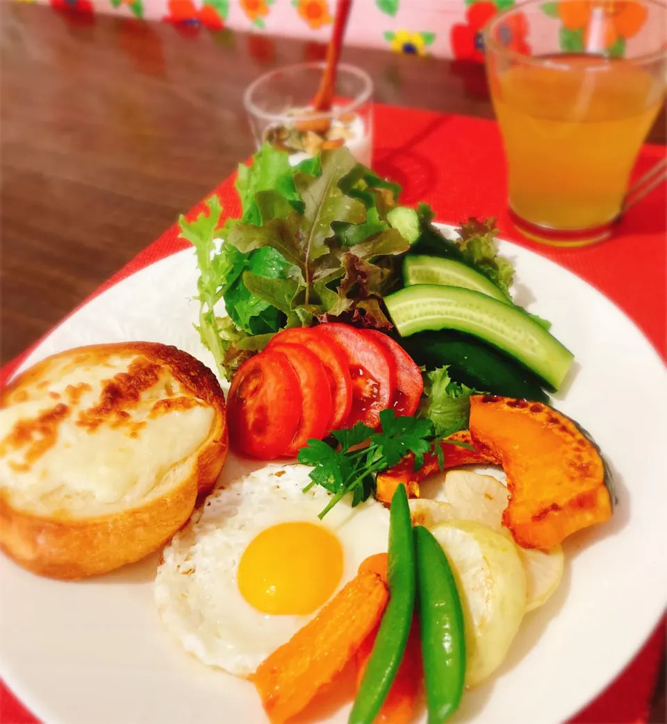 Snapdishの料理写真:🍀今日の朝ごはん🍀|ちゃんノンさん