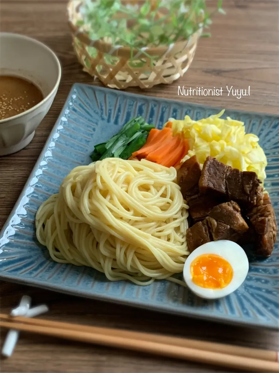 ゴロゴロチャーシューのつけ麺|ゆーこどんさん