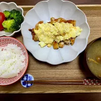 鶏むね焼いたチキン南蛮みたいなやつ|いもけんぴちゃんさん