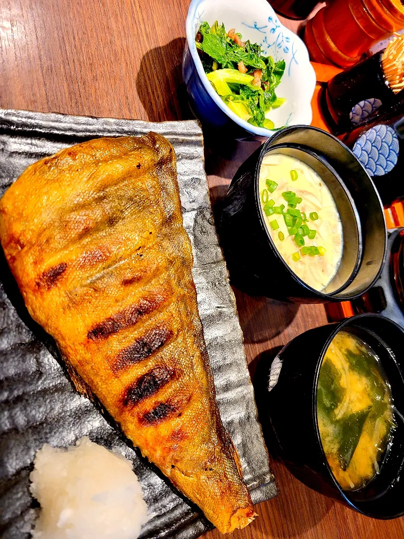 ホッケ焼きと茶碗蒸し|mai(^_-)さん