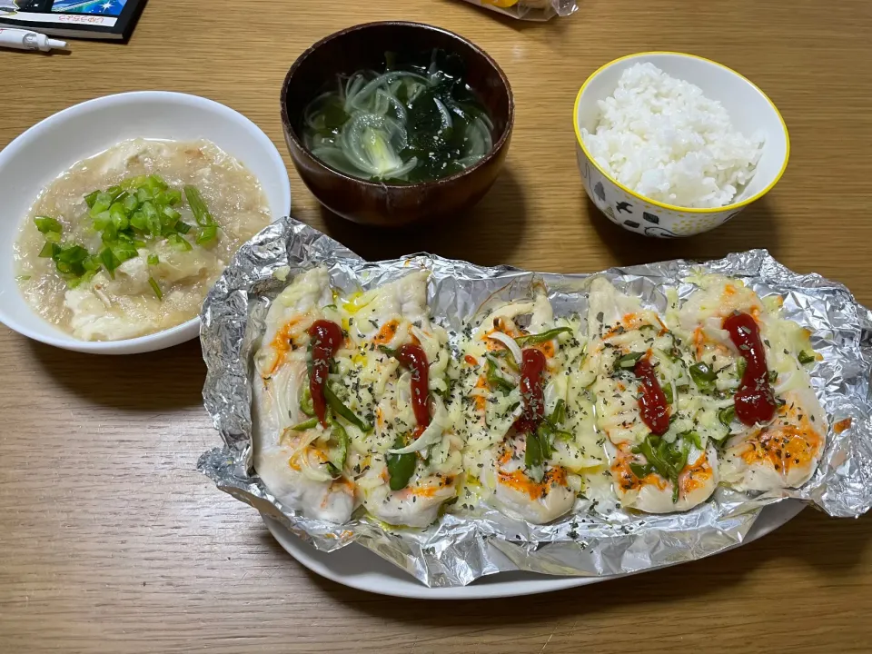 ささみピザ 揚出し豆腐|おーたたくとさん