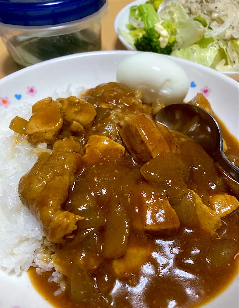 単身赴任中の男飯(チキンカレー)|おおもりの星さん