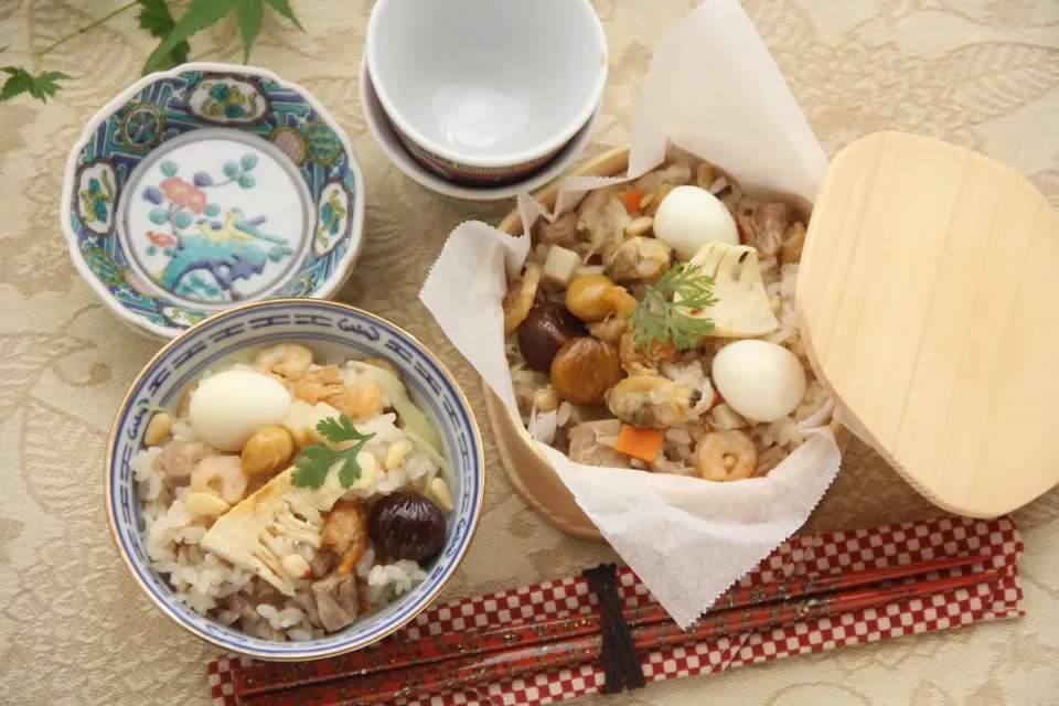 Snapdishの料理写真:『薬膳中華おこわで美味しく健康』【公式】料理研究家　指宿さゆり|【公式】料理研究家　指宿さゆり≫ｽﾀｼﾞｵ（ｽﾀｯﾌ運営）さん