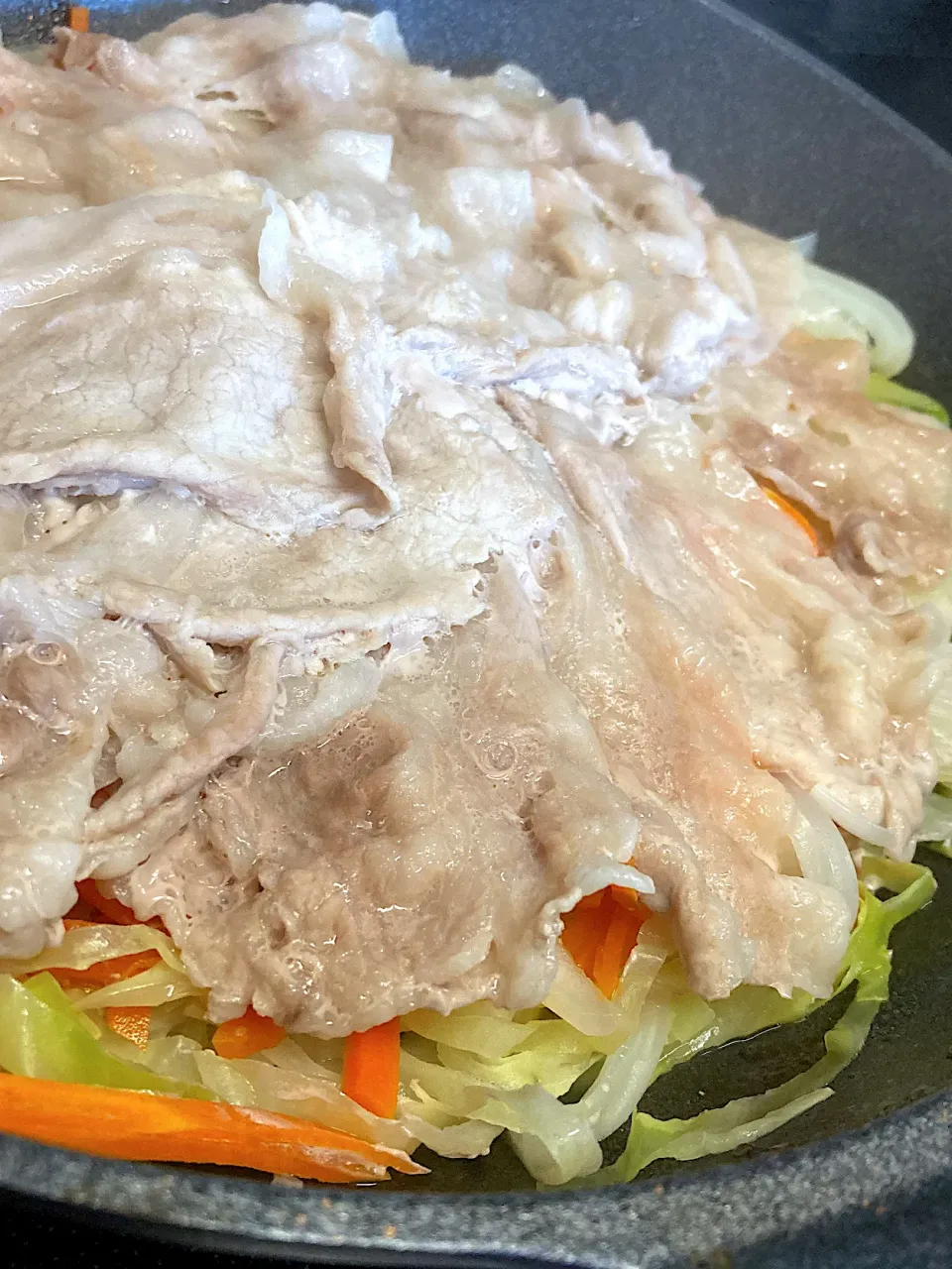 Snapdishの料理写真:豚肉と蒸し野菜|海山つぶさん