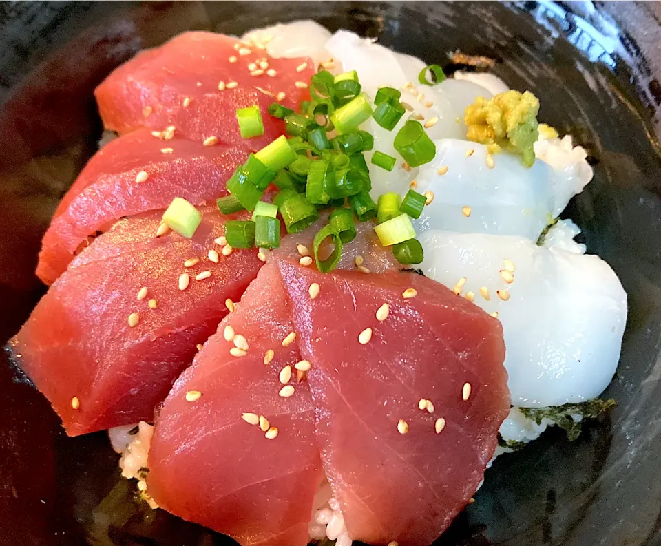 メバチとソデイカの海鮮丼|satoruさん