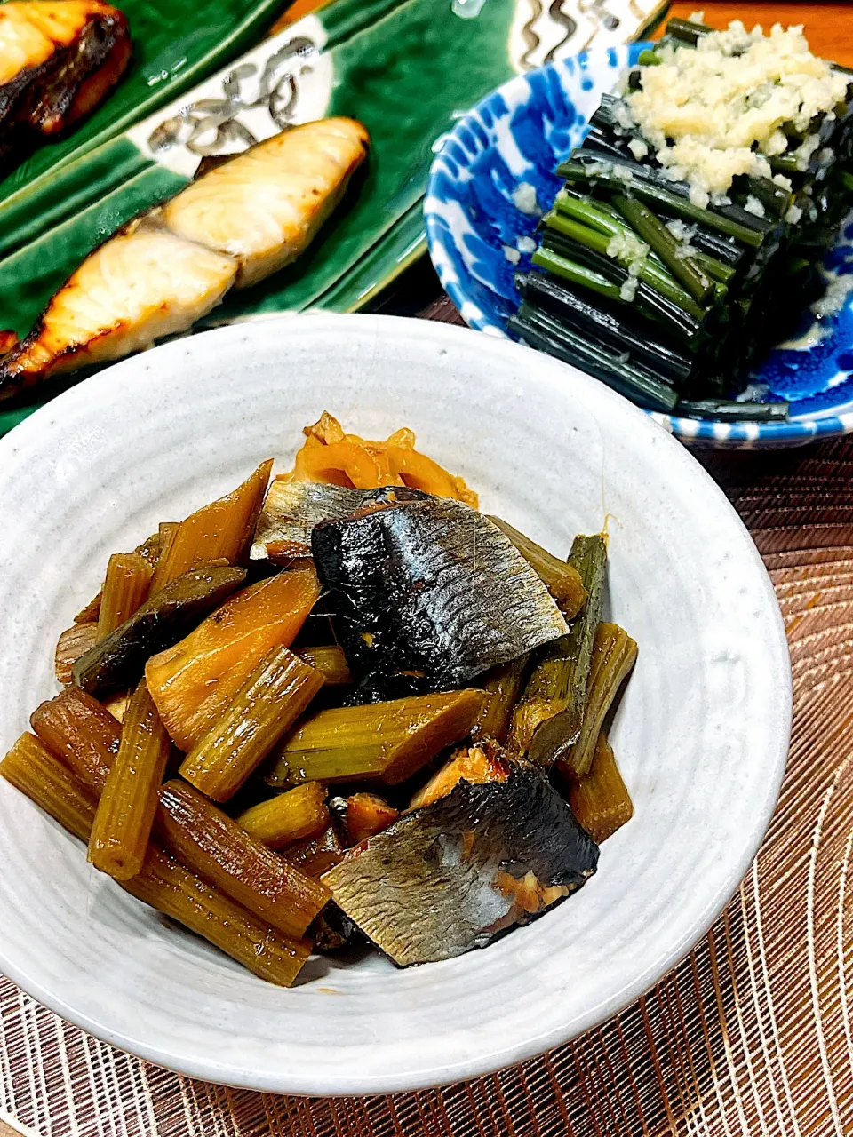 Snapdishの料理写真:がおりんさんの料理 山蕗とニシンの煮物✨|Blueberry🫐さん