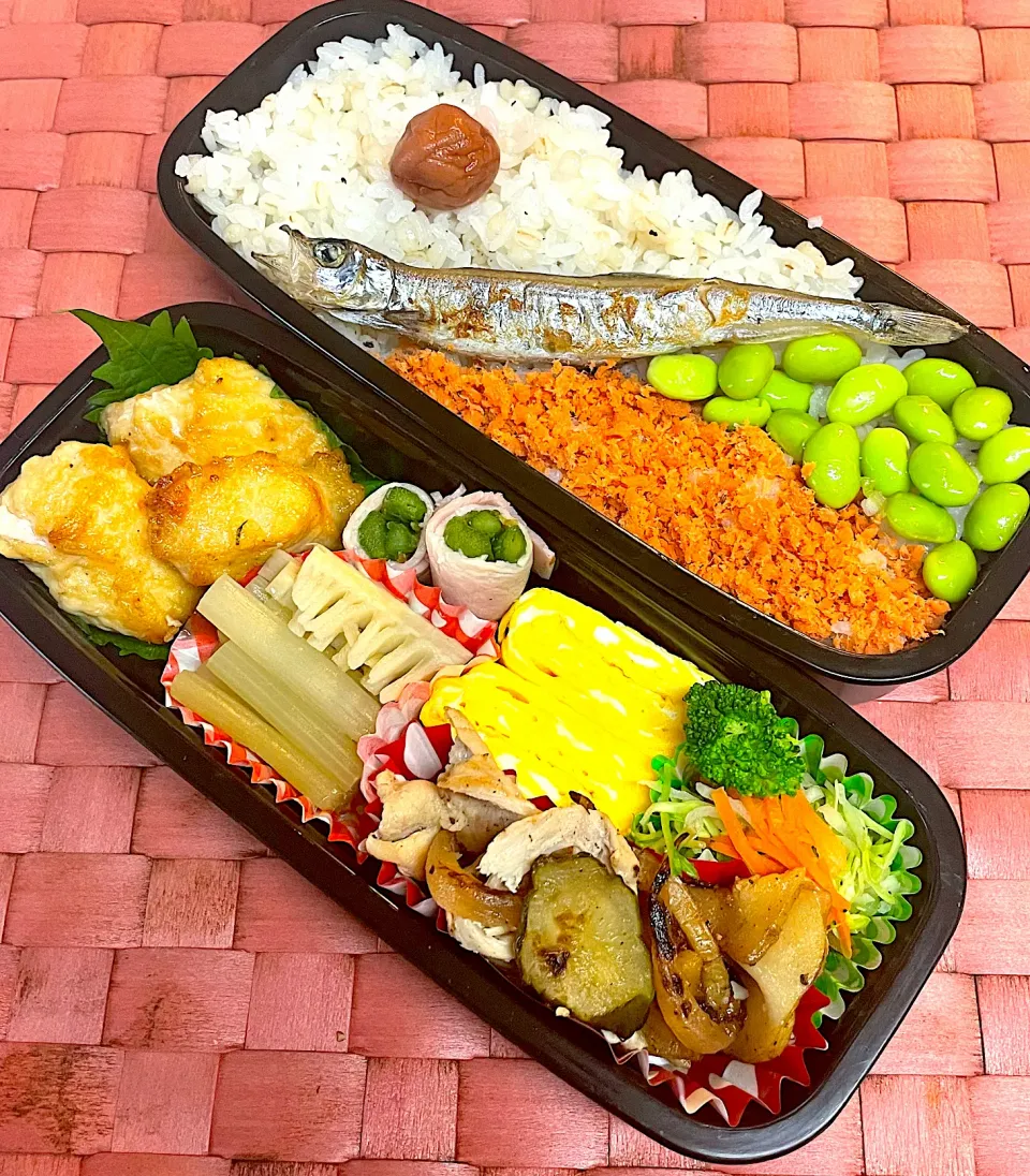 中学生息子のお弁当🍱 トトロのさつき弁当風🍱|Snow10さん