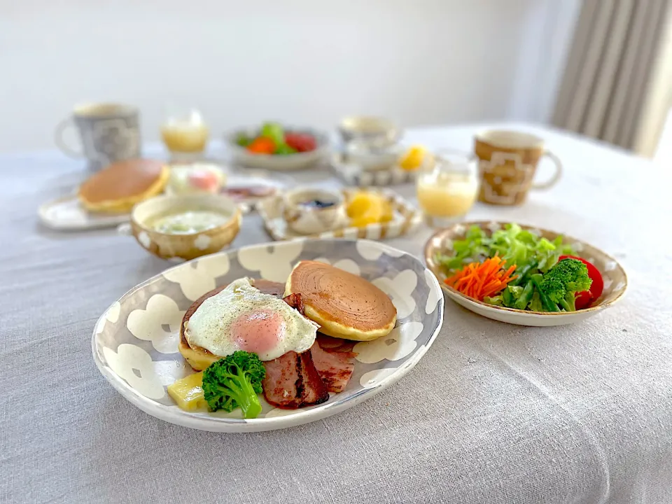 Snapdishの料理写真:朝ごはん🥞|ゆかりさん