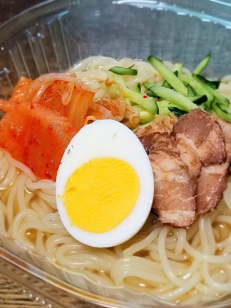 ファミマの盛岡風冷麺|ぱんだのままんさん