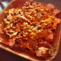 double layer chili cheese nachos|Trisha Bishさん