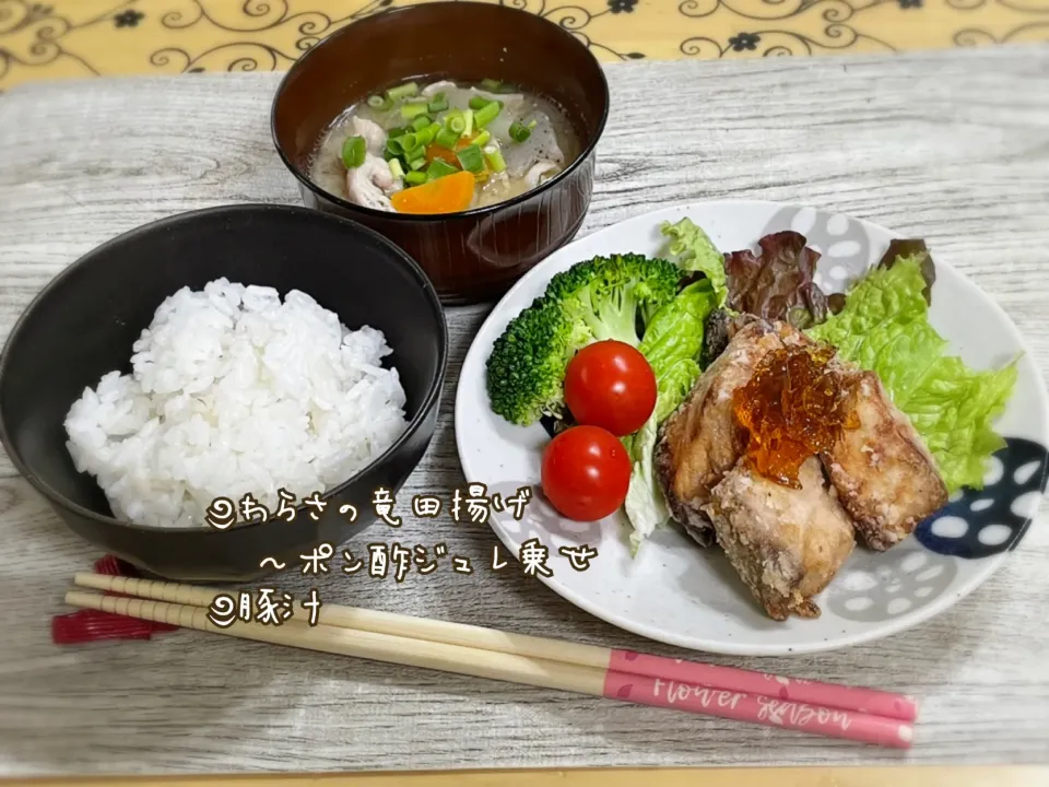 Snapdishの料理写真:ワラサ竜田揚げ～夕飯|チムニーさん