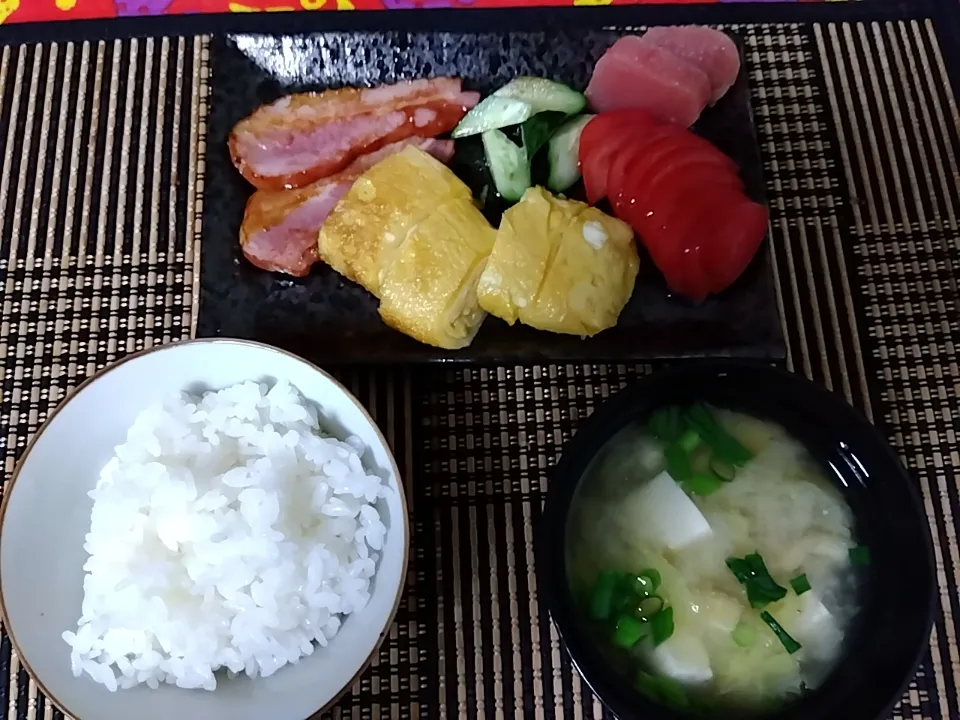 休日の朝ごはん|マスチさん