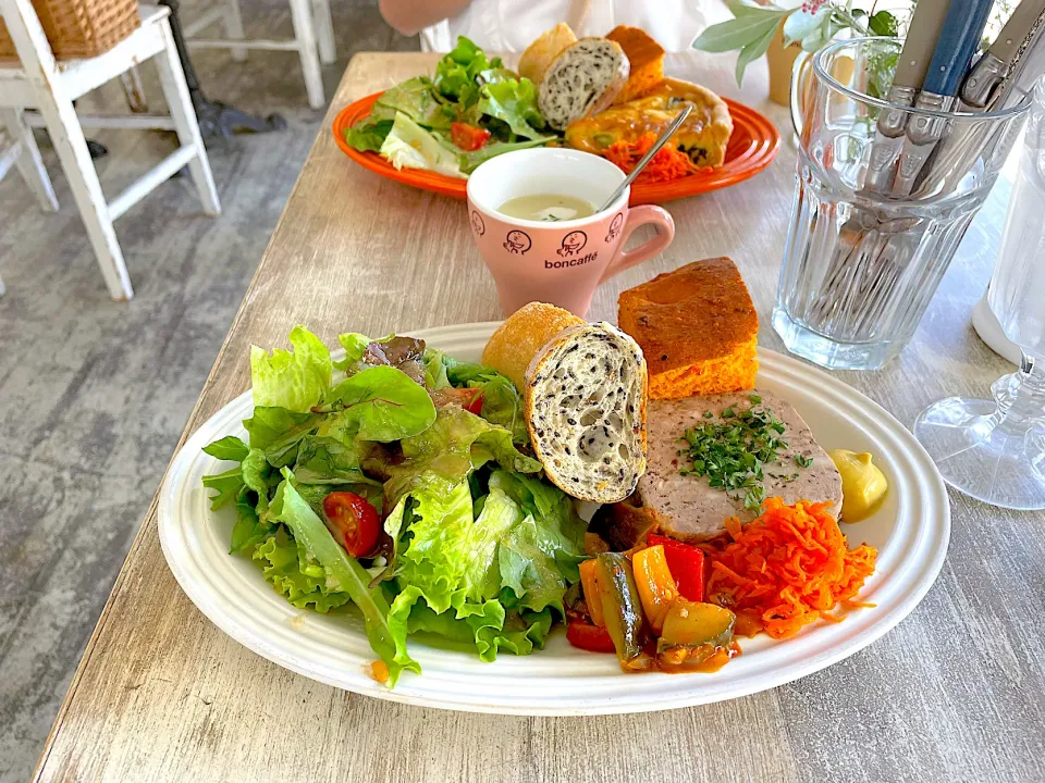 Snapdishの料理写真:田園ぽてとさんのランチ😋|ゆかりさん