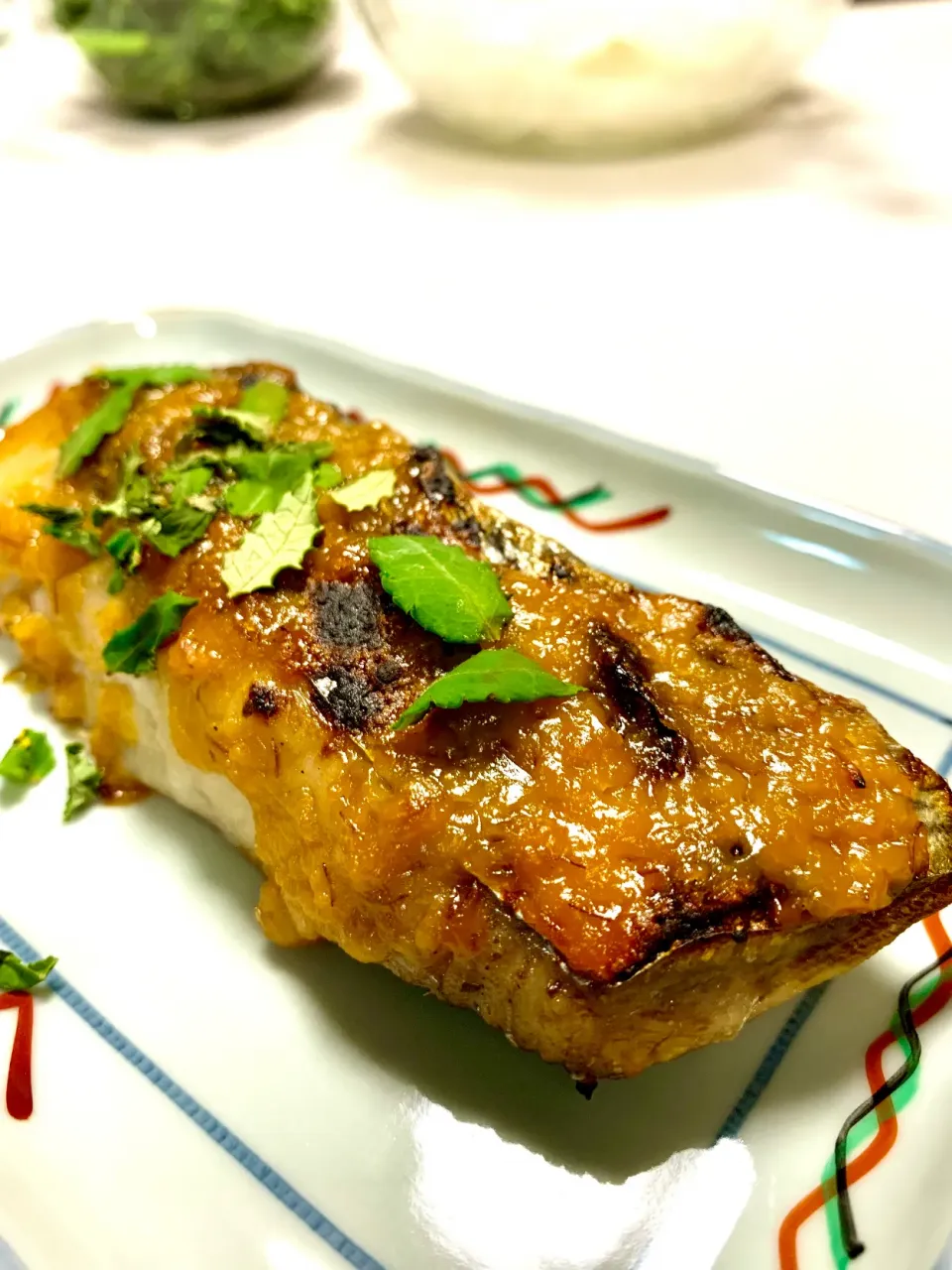 Spicy Miso Teriyaki Spanish Mackerel|gonbenさん