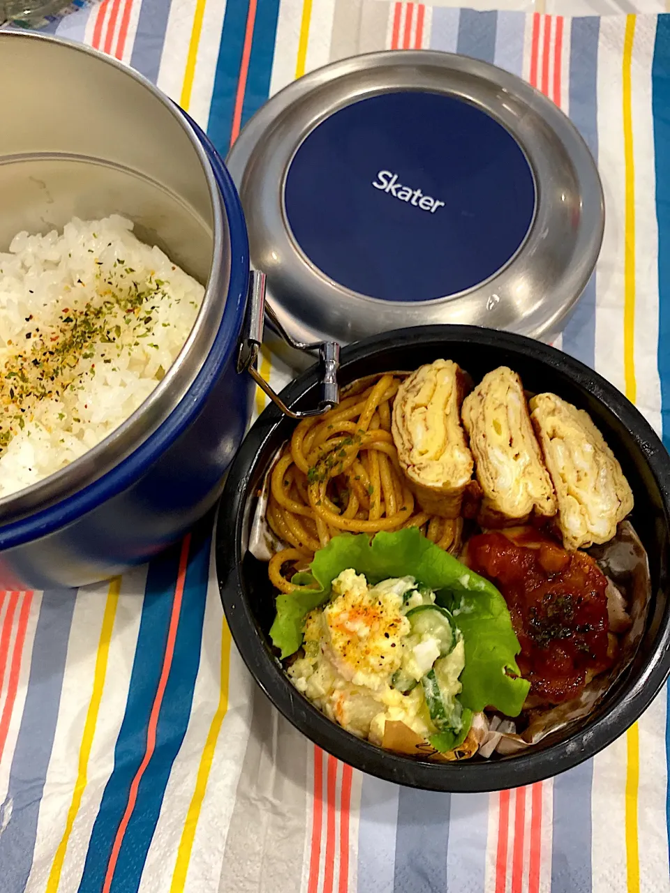 Snapdishの料理写真:女子高生弁当🍙|JK_bさん