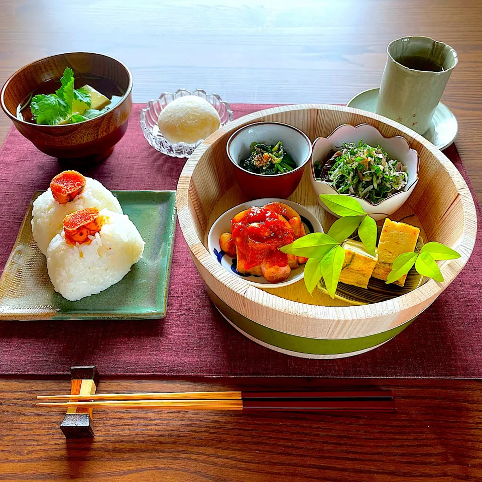 木桶弁当で一人ランチ🥢|サミカさん